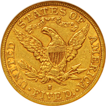 1896-S "GSA United States Gold". NGC AU-53.