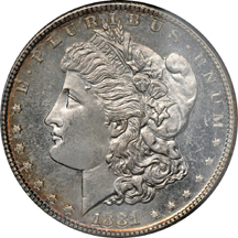 1881-S NGC MS-66 PL.