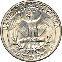 Album (1932 - 1964-D) of Washington quarters.