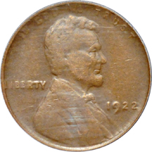 1922 Plain. PCGS XF-40.