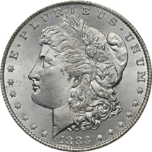 1883-CC "VAM-3A", PCGS MS-65.