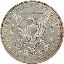 Seventy-two certified Morgan silver dollars.