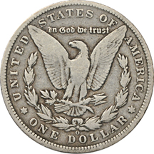 Fiftty-eight Morgan dollars and fourteen Peace dollars, certified.