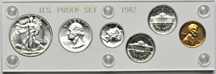 1942 six-piece Proof Set.