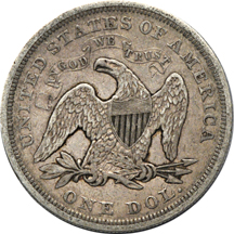 1869 VF/stained.