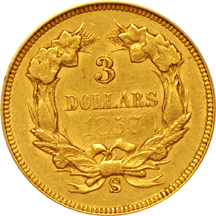 1857-S ANACS AU-50.