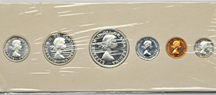 Three Six-Coin 1954 Canadian Prooflike Sets.