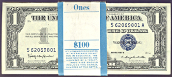 Pack of 1957-B $1.00.  CHCU.