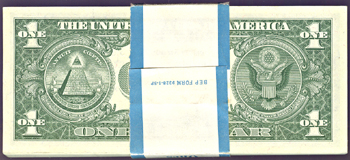 Pack of 1957-B $1.00.  CHCU.