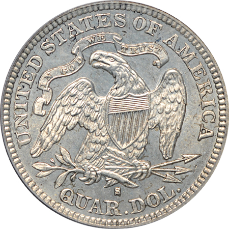 1876-S PCGS MS-64.