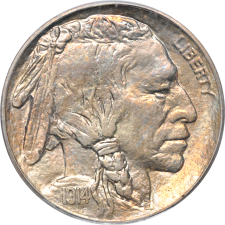 1914 PCGS PF-64.