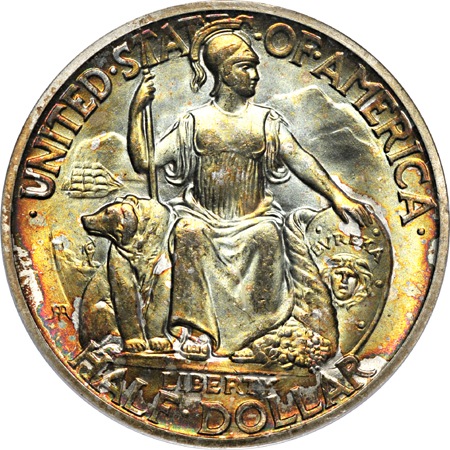 Six 20th Century United States certified type coins.