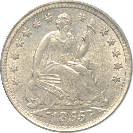 1855 w/ Arrows. PCGS MS-65.