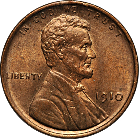 Four Lincoln cents.