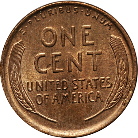 Four Lincoln cents.