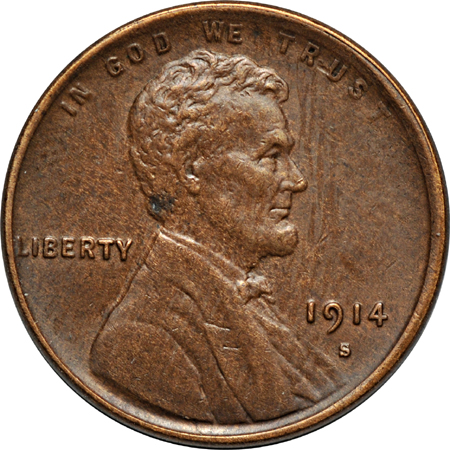 Thirty-two Lincoln cents.