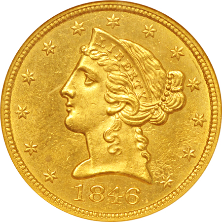 1846 Large Date. NGC MS-64.