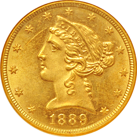 1889 NGC MS-64.