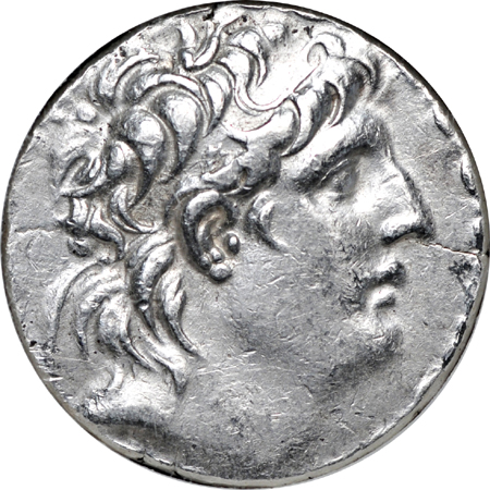 Greek - Syria (Seleucid Kingdom) Antiochus VII (138 -129 BC) silver Tetradrachm. NGC AU.