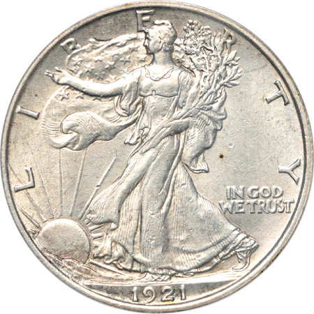 1921-D PCGS AU-55.