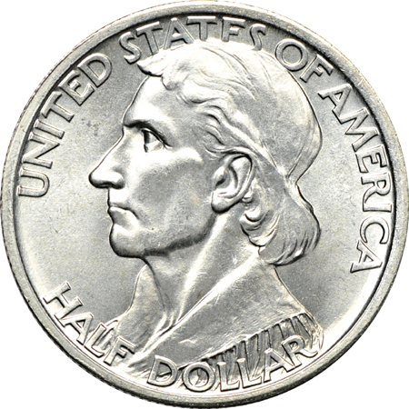 Eight Silver Commemorative half-dollars.