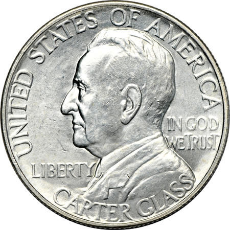 Eight Silver Commemorative half-dollars.