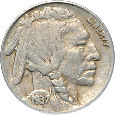 1937-D 3 Legged. PCGS F-12.