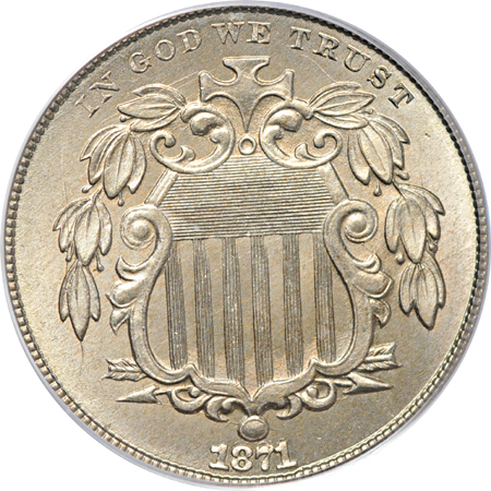 1871 PCGS MS-65.