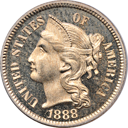 1888 PCGS PF-64CAM.