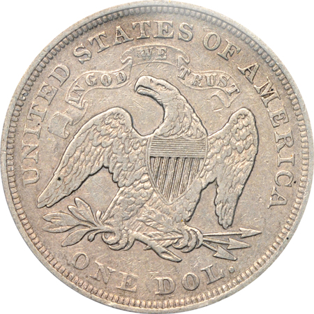 1872 PCGS VF-35.