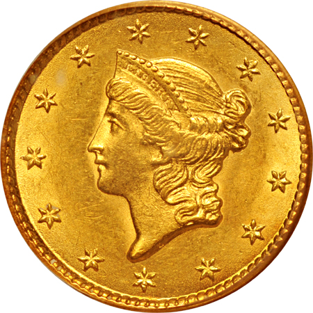 1853 PCGS MS-62.