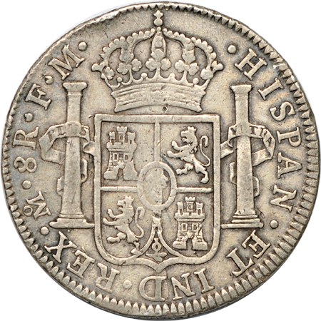 Twenty-three Spanish Colonial issues struck in Mexico City.