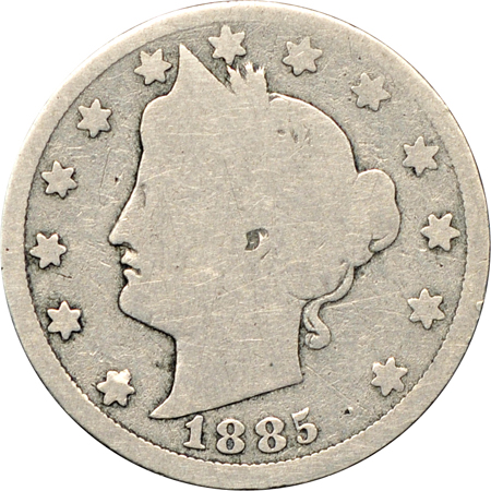 Album (1883 - 1912-S) of Liberty Head nickels.