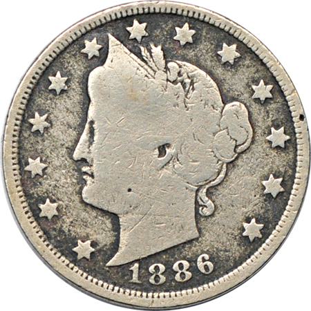 Album (1883 - 1912-S) of Liberty Head nickels.