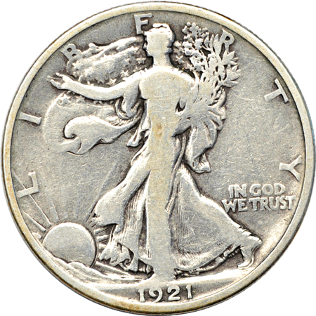 Album (1916 - 1947-D) Walking Liberty half-dollars.