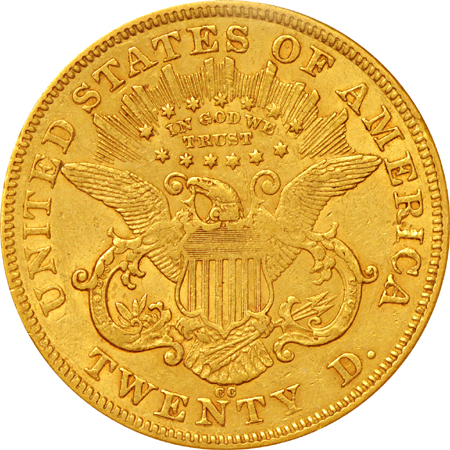 1875-CC PCGS XF-40.