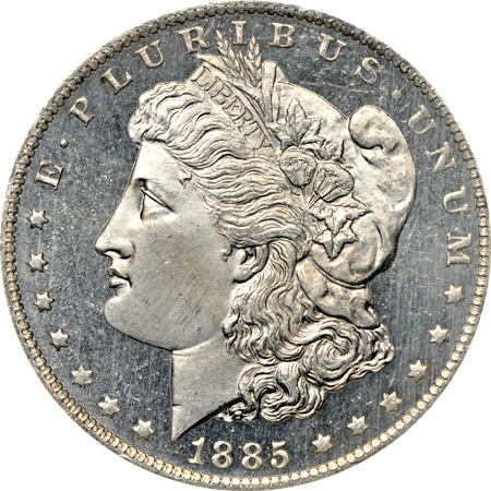 1885-O NGC MS-65 DPL.