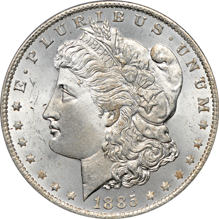 1885-O PCGS MS-66.