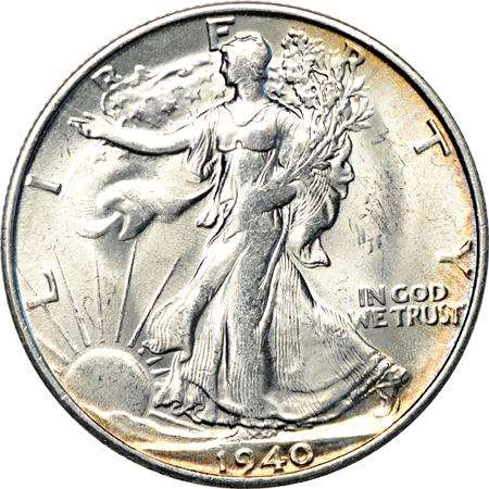 Two Albums (1916 - 1940-S and 1941 - 1947-D) of Walking Liberty half-dollars.