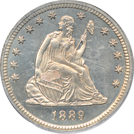 1889 PCGS PF-64CAM.