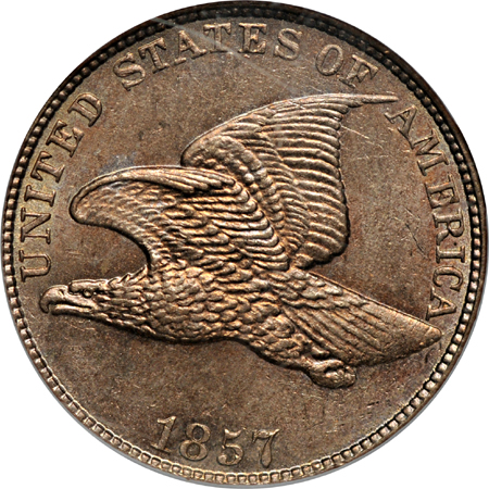 1857 NGC MS-64.