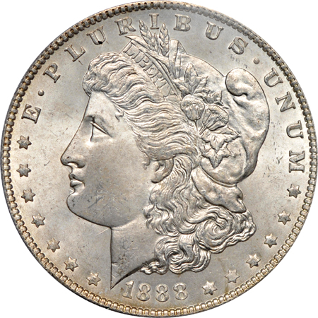 1878 7/8TF (Strong TF) and 1888. PCGS.