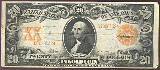 1906 $20.00.  VF.