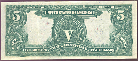 1899 $5.00.  VF.