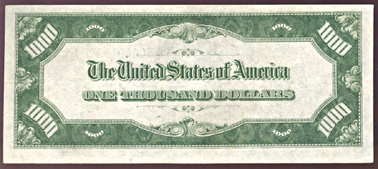 1928 $1,000 Philadelphia.  AU.