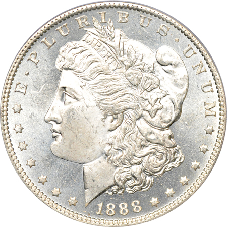 1888-O PCGS MS-65PL.