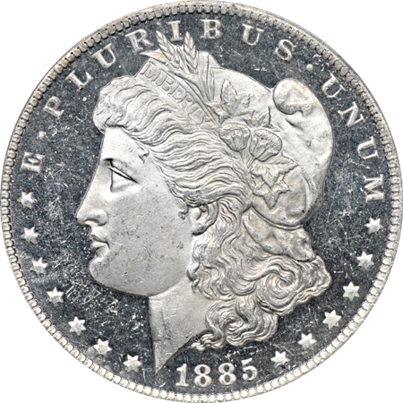 1885-O PCGS MS-65DMPL.