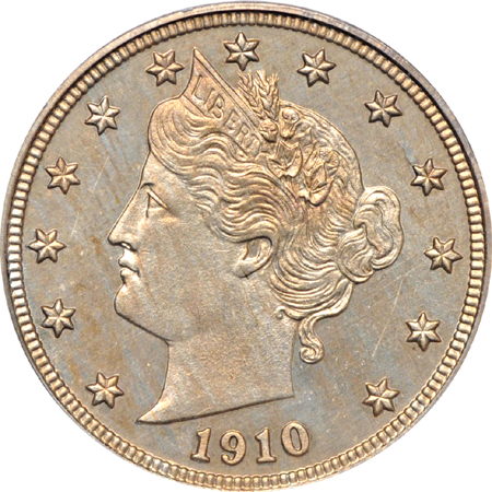 1910 PCGS PF-64.