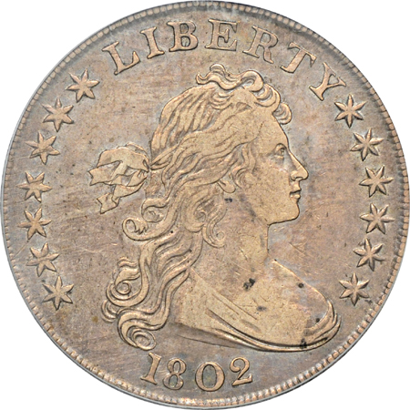 1802 Close Date (B-6, BB-241, R-1). PCGS VF-35.