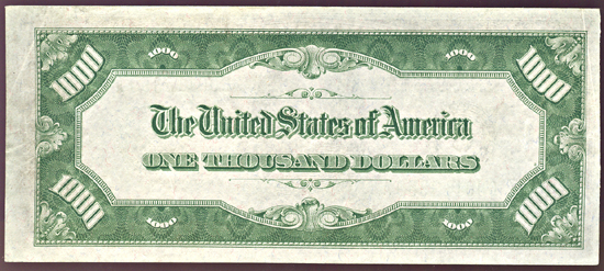 1934 $1,000.00 Chicago.  AU.